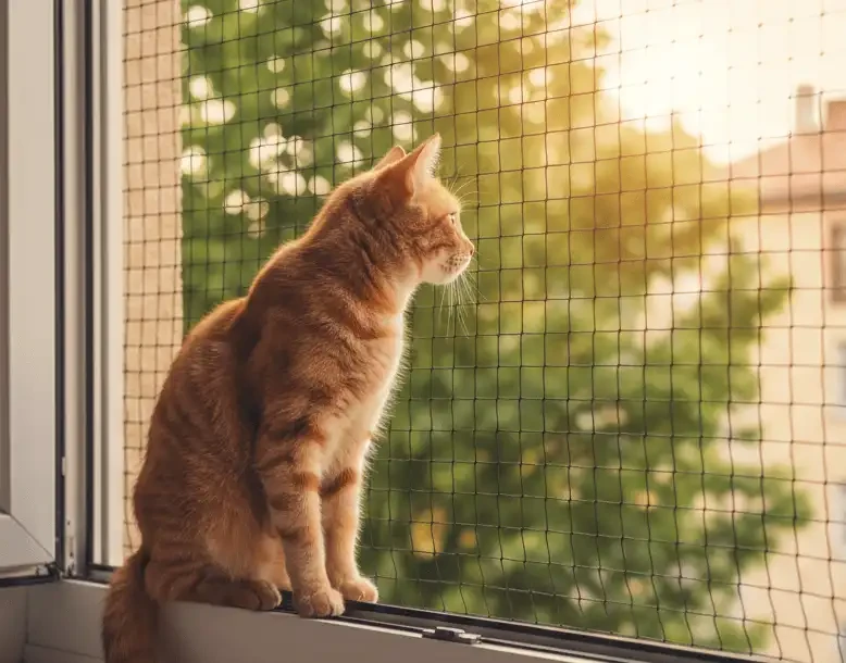 Ochranné sítě pro kočky do oken Brno