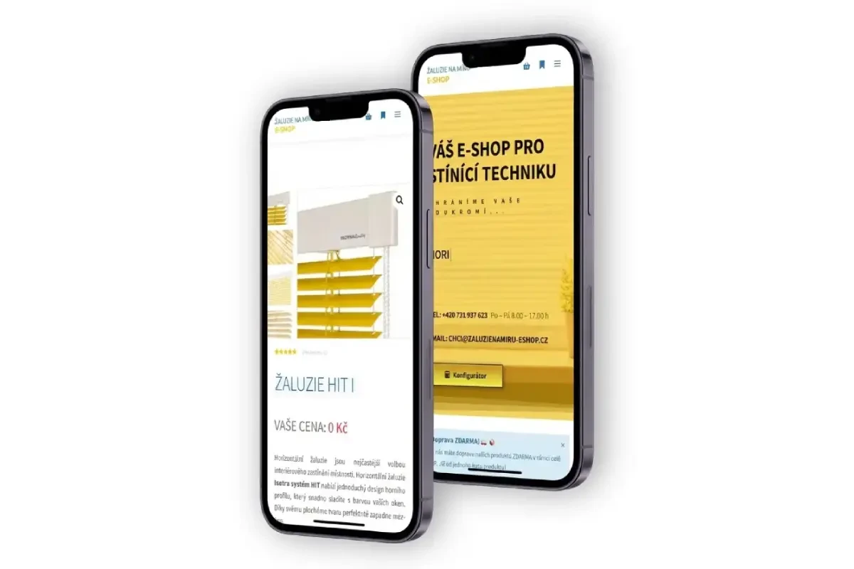 Žaluzie na míru eshop