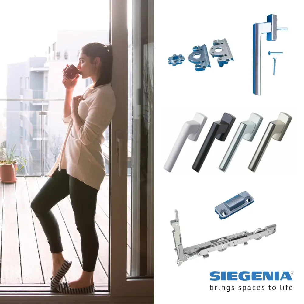 Náhradní díly SIEGENIA - převodovky a panty Brno